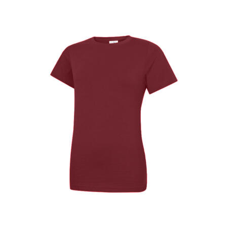 Uneek Clothing UC318 Maroon Ladies Classic T-Shirt