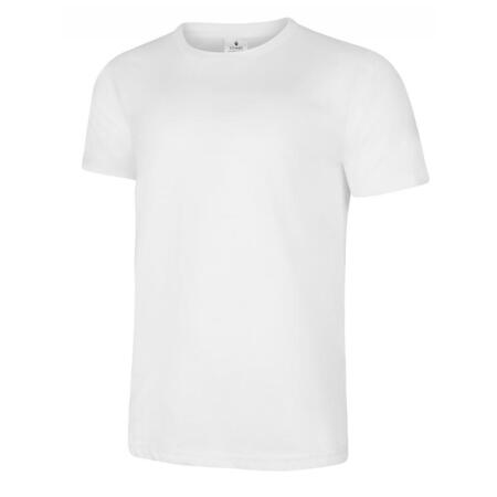 Uneek Clothing UC320 White Olympic T-shirt