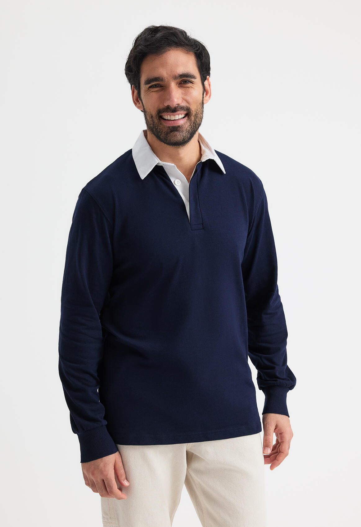 UC402 Red Classic Rugby Shirt - Image 2