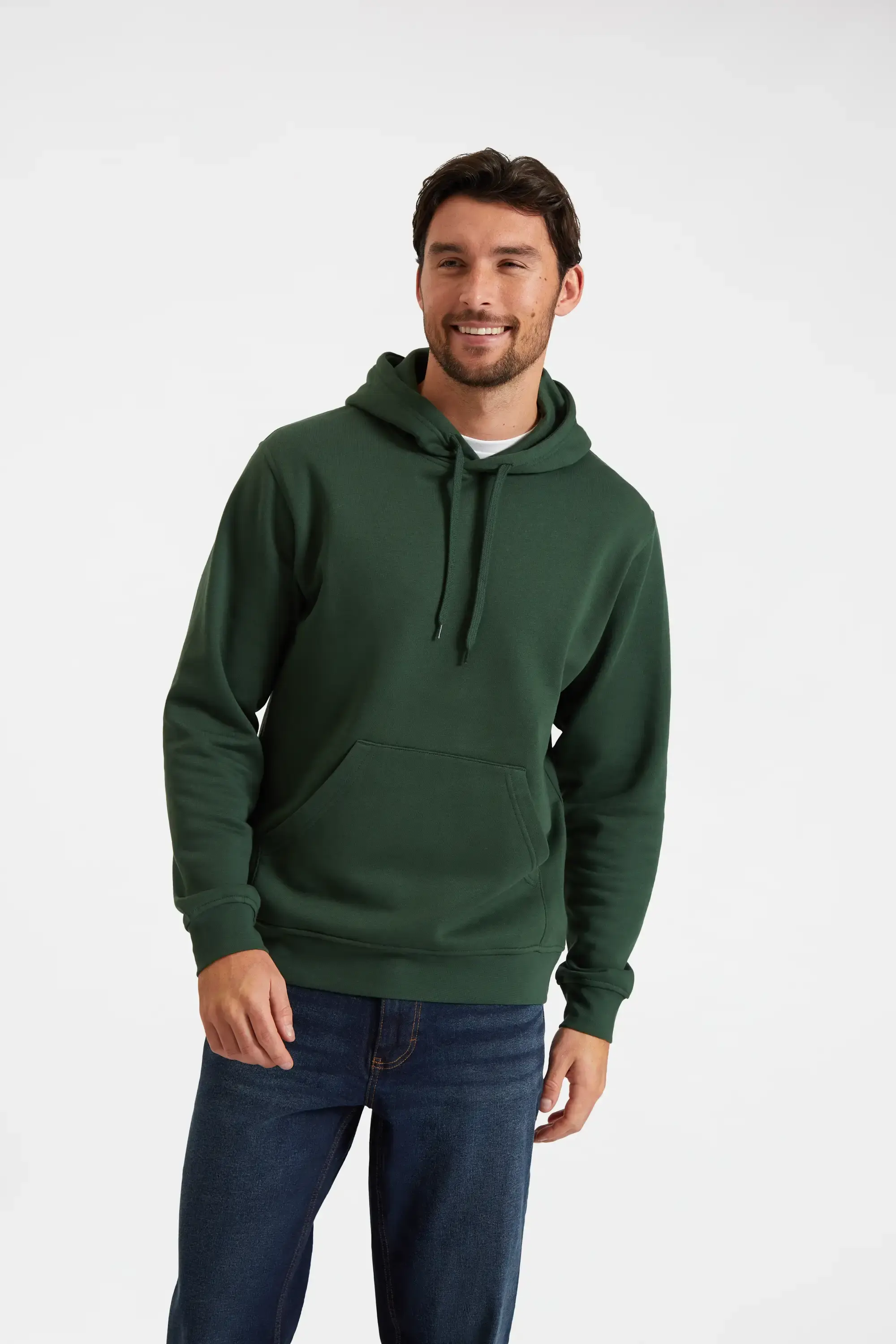 UC502 Orange Classic Hooded Sweatshirt - Image 2