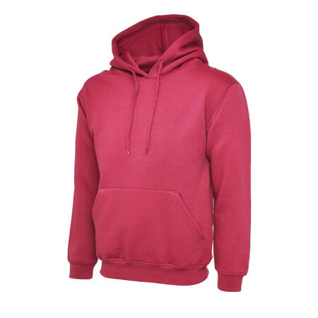 Uneek Clothing UC502 Hot Pink Classic Hooded Sweatshirt