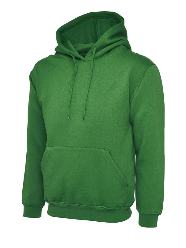 Uneek Clothing UC502 Kelly Green Classic Hooded Sweatshirt