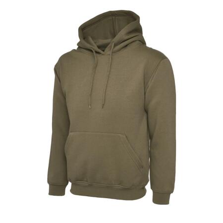 Uneek Clothing UC502 Military Green Classic Hooded Sweatshirt