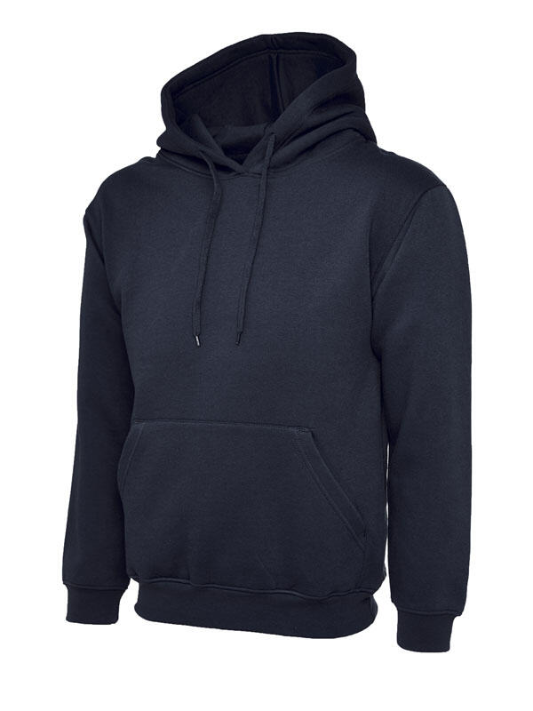 Uneek Clothing UC502 Navy Classic Hooded Sweatshirt