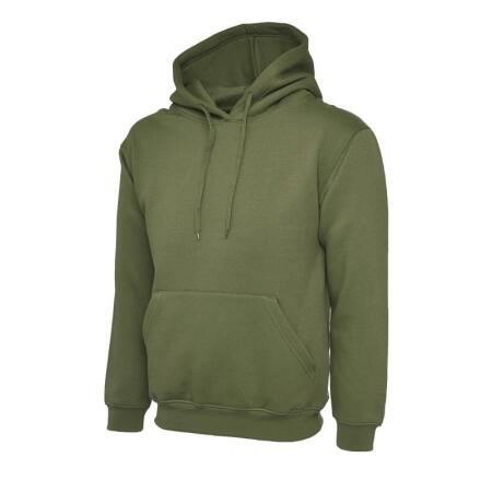 Uneek Clothing UC502 Olive Classic Hooded Sweatshirt