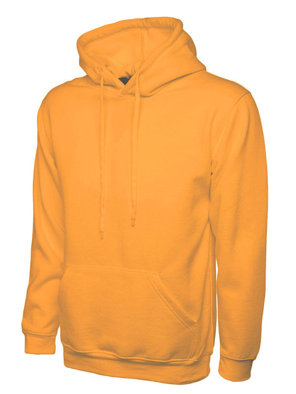 Uneek Clothing UC502 Orange Classic Hooded Sweatshirt