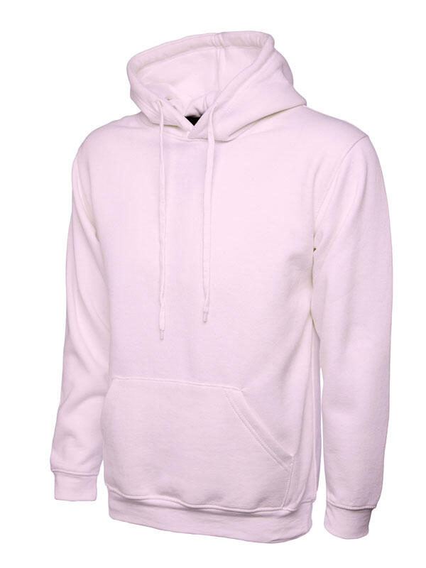 Uneek Clothing UC502 Pink Classic Hooded Sweatshirt