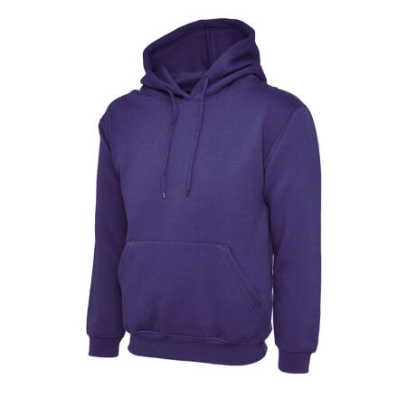Uneek Clothing UC502 Purple Classic Hooded Sweatshirt
