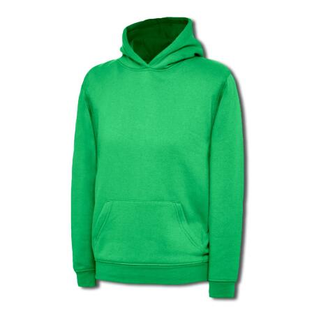 Uneek Clothing UC503 Kelly Green Childrens Classic Hooded Sweatshirt