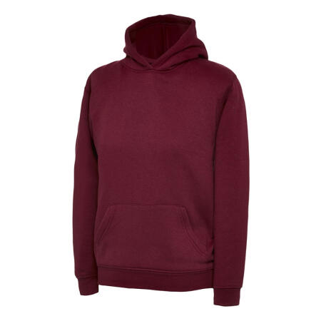 Uneek Clothing UC503 Maroon Childrens Classic Hooded Sweatshirt