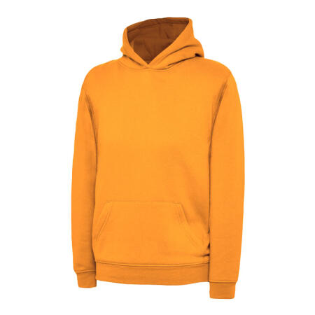 Uneek Clothing UC503 Orange Childrens Classic Hooded Sweatshirt