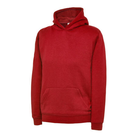 Uneek Clothing UC503 Red Childrens Classic Hooded Sweatshirt