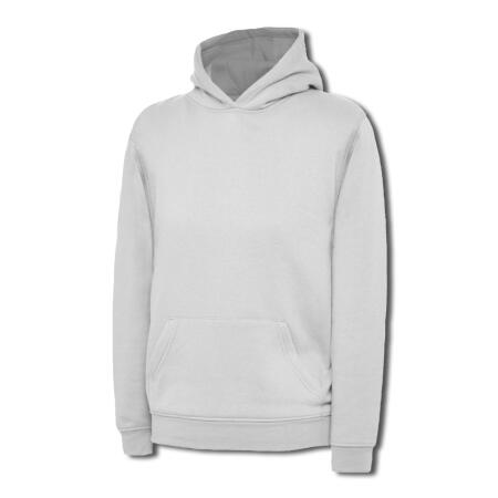 Uneek Clothing UC503 White Childrens Classic Hooded Sweatshirt