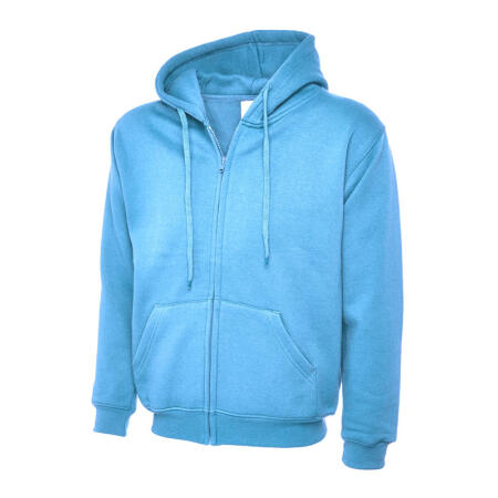 Uneek Clothing UC504 Sky Adults Classic Full Zip Hooded Sweatshirt