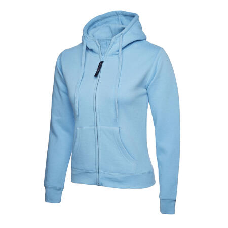 Uneek Clothing UC505 Sky Ladies Classic Full Zip Hooded Sweatshirt