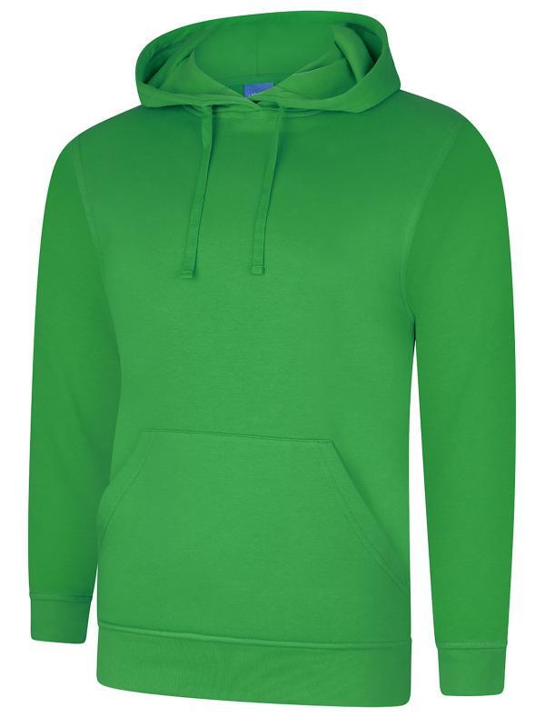 Uneek Clothing UC509 Amazon Green Deluxe Hooded Sweatshirt