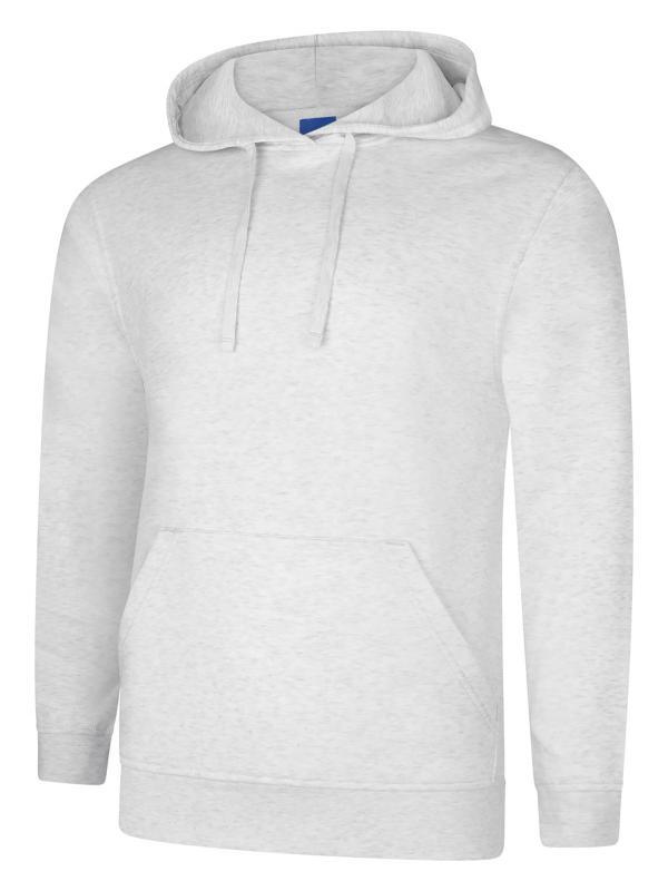 Uneek Clothing UC509 Ash Deluxe Hooded Sweatshirt