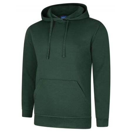 Uneek Clothing UC509 Bottle Green Deluxe Hooded Sweatshirt