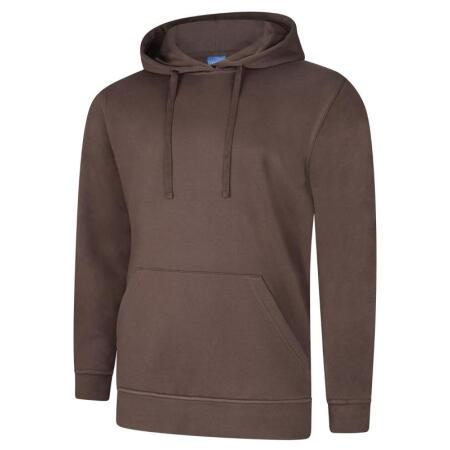 Uneek Clothing UC509 Brown Deluxe Hooded Sweatshirt