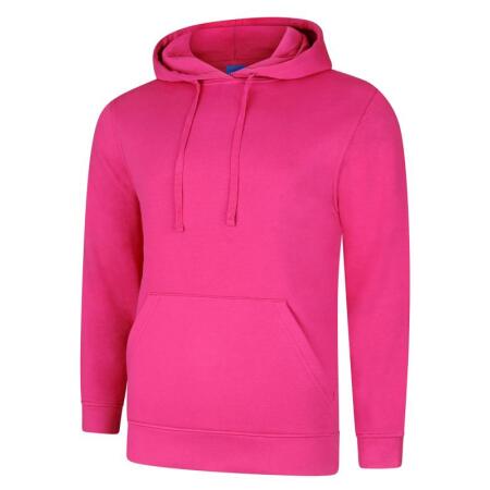 Uneek Clothing UC509 Hot Pink Deluxe Hooded Sweatshirt