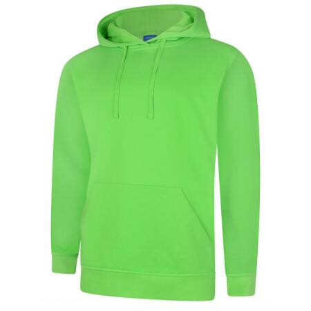 Uneek Clothing UC509 Lime Deluxe Hooded Sweatshirt