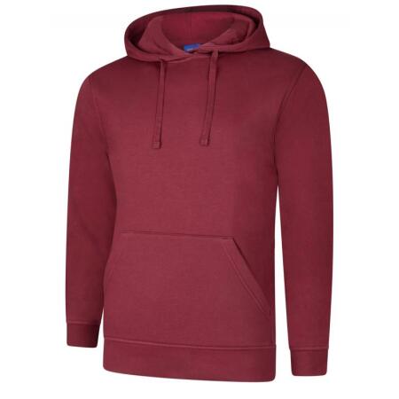 Uneek Clothing UC509 Maroon Deluxe Hooded Sweatshirt