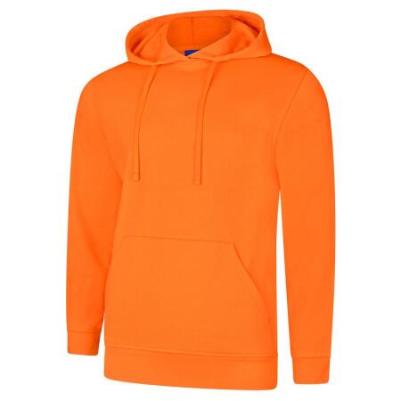 Uneek Clothing UC509 Orange Deluxe Hooded Sweatshirt