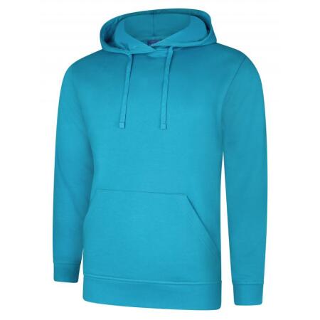Uneek Clothing UC509 Sapphire Blue Deluxe Hooded Sweatshirt