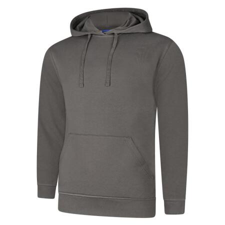 Uneek Clothing UC509 Steel Grey Deluxe Hooded Sweatshirt