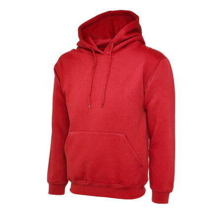Uneek Clothing UC510 Red Ladies Deluxe Hooded Sweatshirt