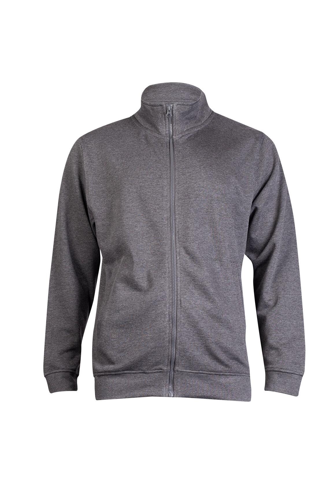 Uneek Clothing UC212 Charcoal Deluxe Unisex Sweat Jacket