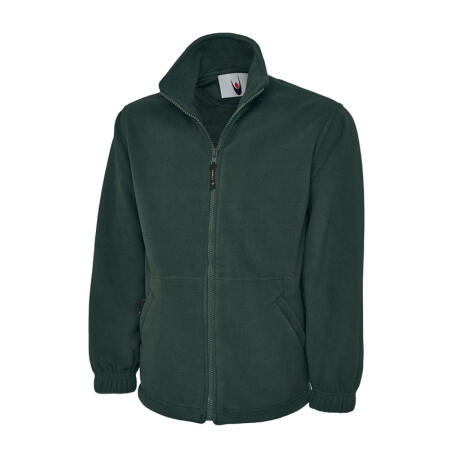 Uneek Clothing UC601 Bottle Green Heavyweight Full Zip Fleece Jacket