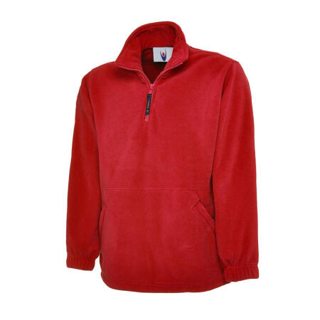 Uneek Clothing UC602 Red Classic 1/4 Zip Fleece Jacket