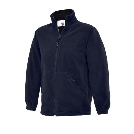 Uneek Clothing UC603 Navy Childrens Classic Full Zip Fleece Jacket