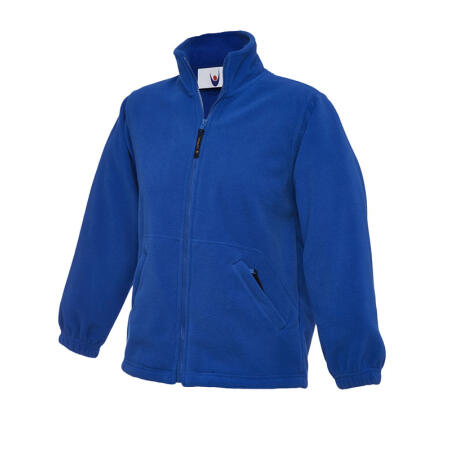 Uneek Clothing UC603 Royal Childrens Classic Full Zip Fleece Jacket