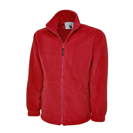 Uneek Clothing UC604 Red Classic Full Zip Fleece Jacket