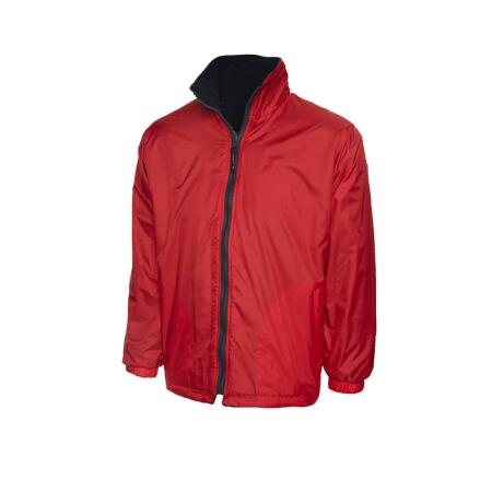 Uneek Clothing UC606 Red/Navy Childrens Reversible Fleece Jacket