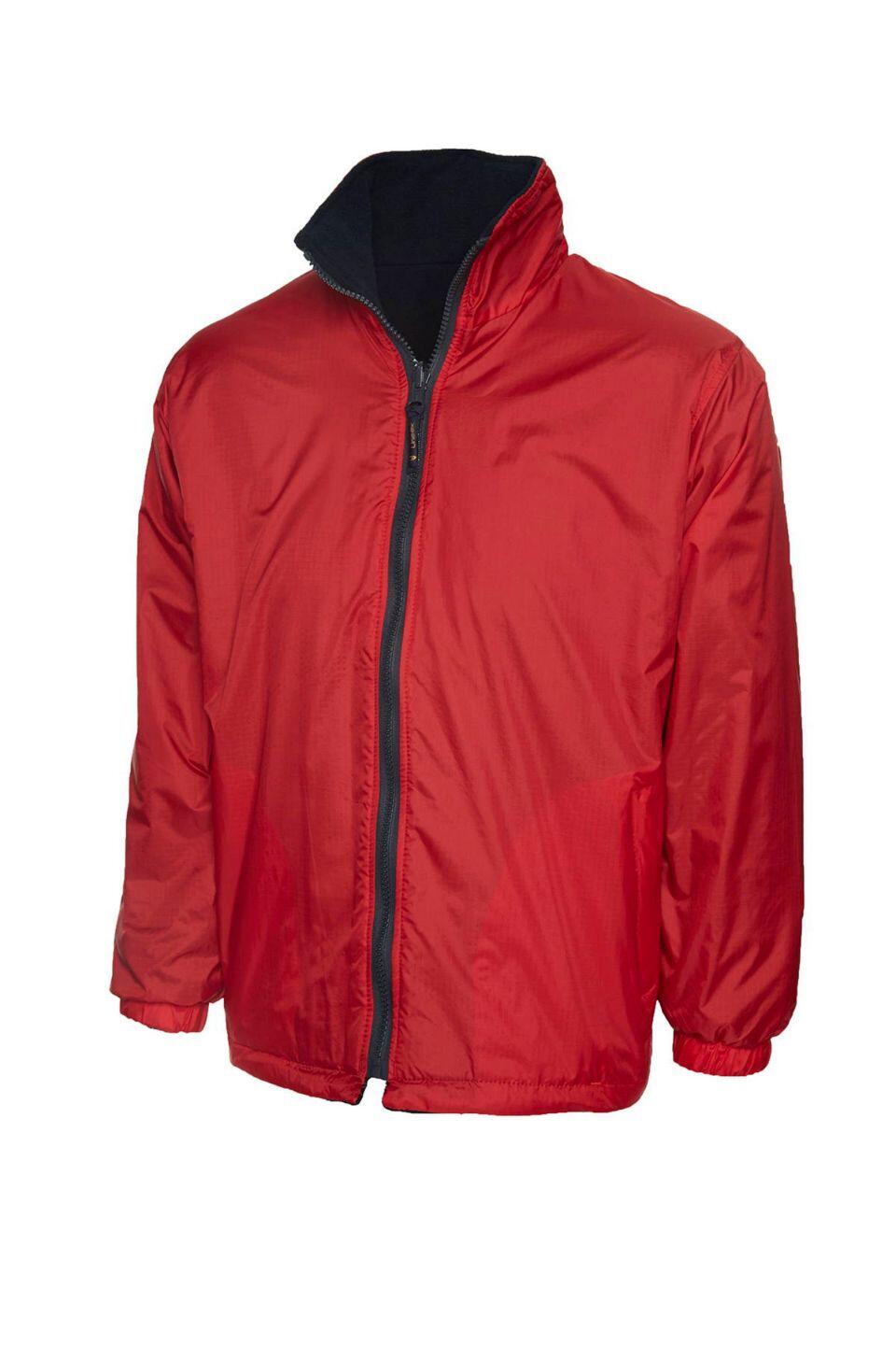 Uneek Clothing UC606 Red/Navy Childrens Reversible Fleece Jacket