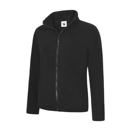 Uneek Clothing UC608 Black Ladies Classic Full Zip Fleece Jacket