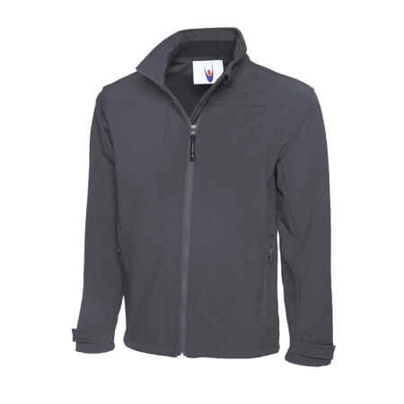 Uneek Clothing UC611 Light Grey Deluxe Full Zip Soft Shell Jacket