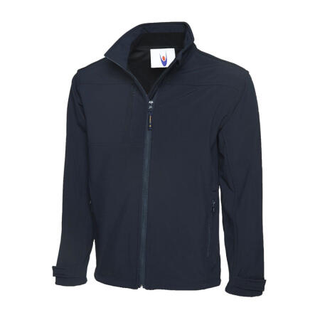 Uneek Clothing UC611 Navy Deluxe Full Zip Soft Shell Jacket