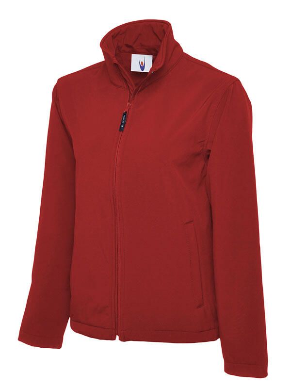 Uneek Clothing UC612 Red Classic Full Zip Soft Shell Jacket