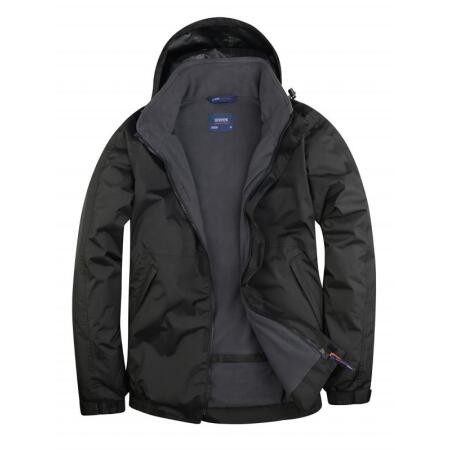 Uneek Clothing UC620 Black/Grey Premium Outdoor Jacket