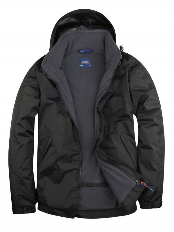 Uneek Clothing UC620 Black/Grey Premium Outdoor Jacket