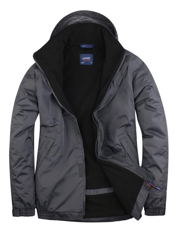 Uneek Clothing UC620 Deep Grey/Black Premium Outdoor Jacket