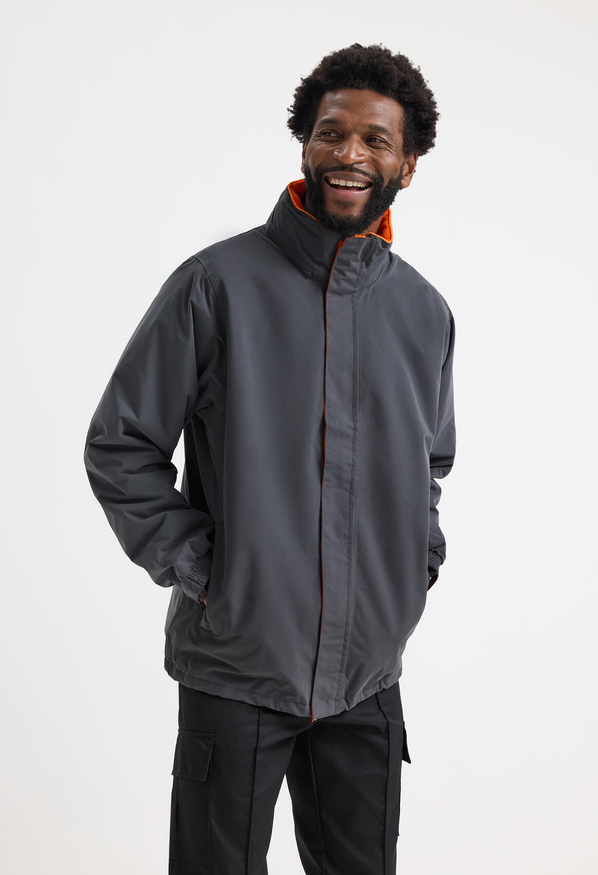 UC621 Navy/Red Deluxe Outdoor Jacket - Image 2