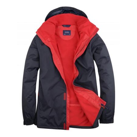 Uneek Clothing UC621 Navy/Red Deluxe Outdoor Jacket