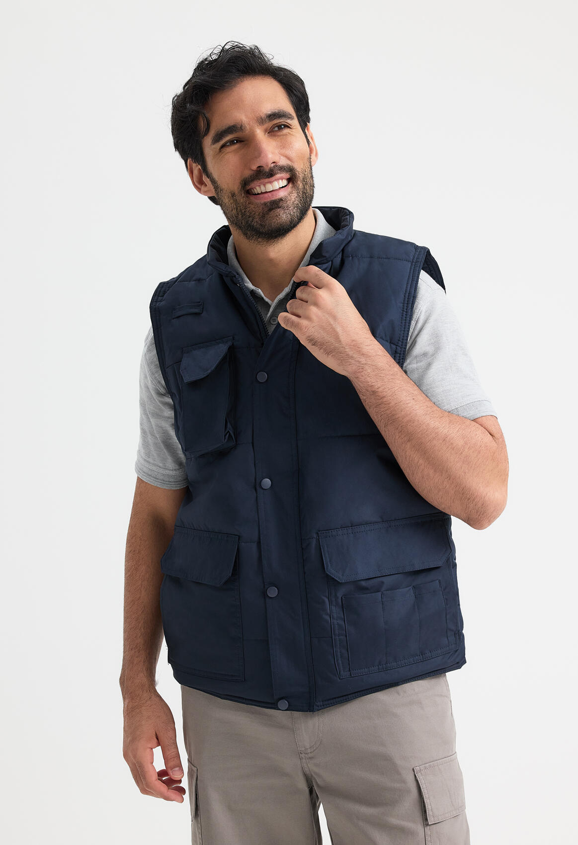 UC640 Navy Super Pro Body Warmer - Image 2
