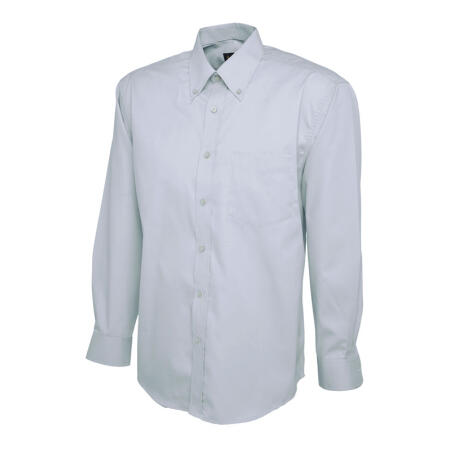 Uneek Clothing UC701 Light Blue Mens Pinpoint Oxford Full Sleeve Shirt