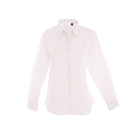 Uneek Clothing UC703 White Ladies Pinpoint Oxford Full Sleeve Shirt